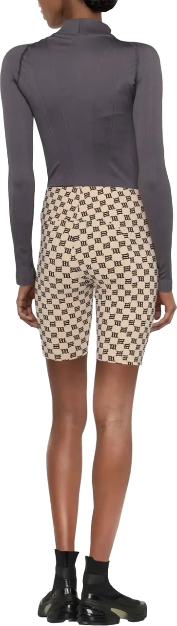 MISBHV Monogram Biker Shorts Beige Beige