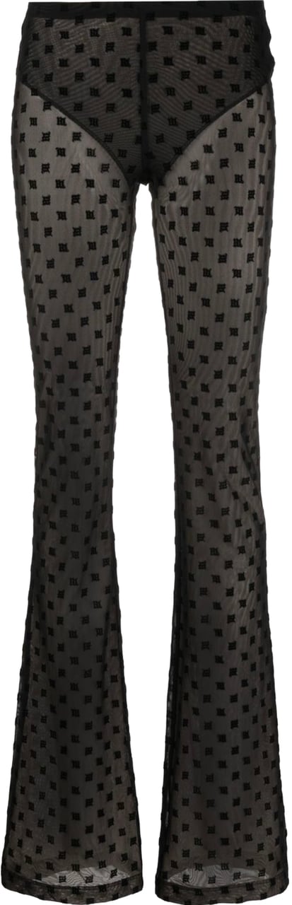 MISBHV Misbhv Mesh Monogram Trousers Black Zwart