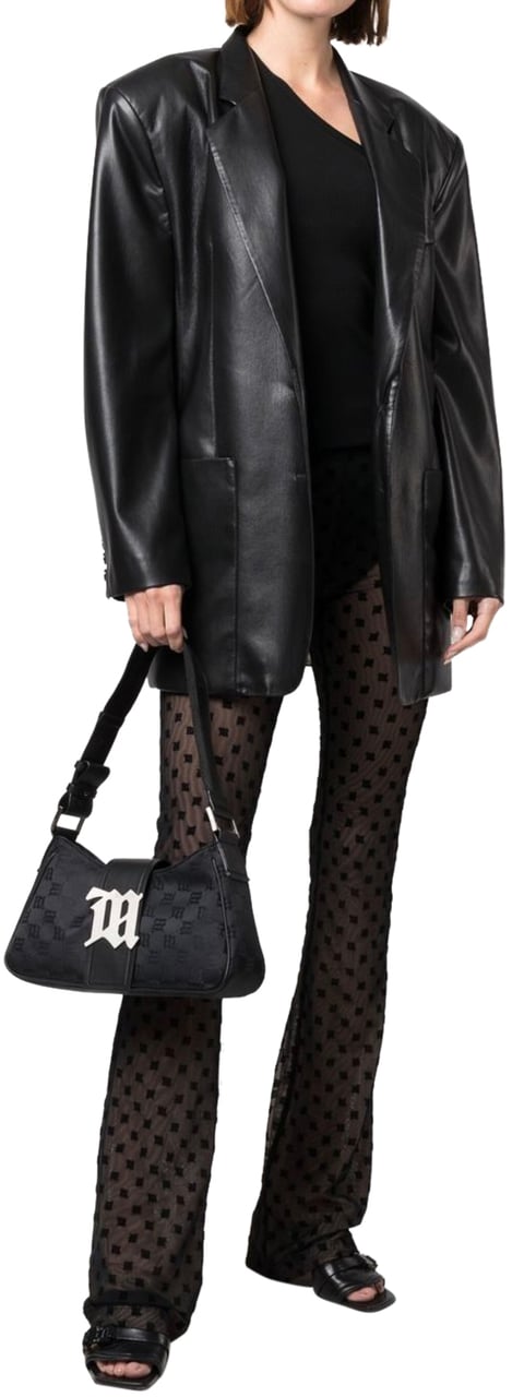 MISBHV Misbhv Mesh Monogram Trousers Black Zwart
