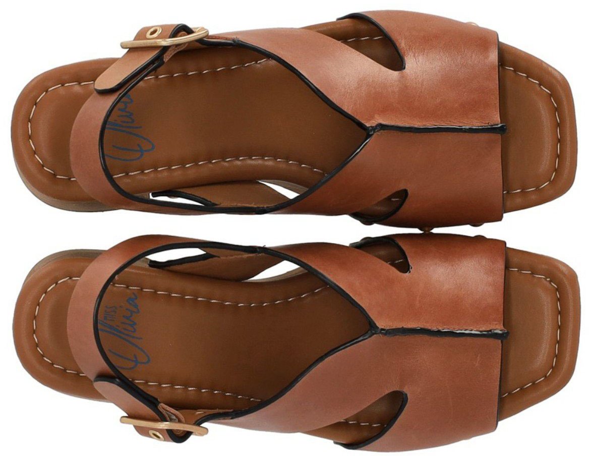 MISS OLIVIA EVA HEELED SANDAL Bruin