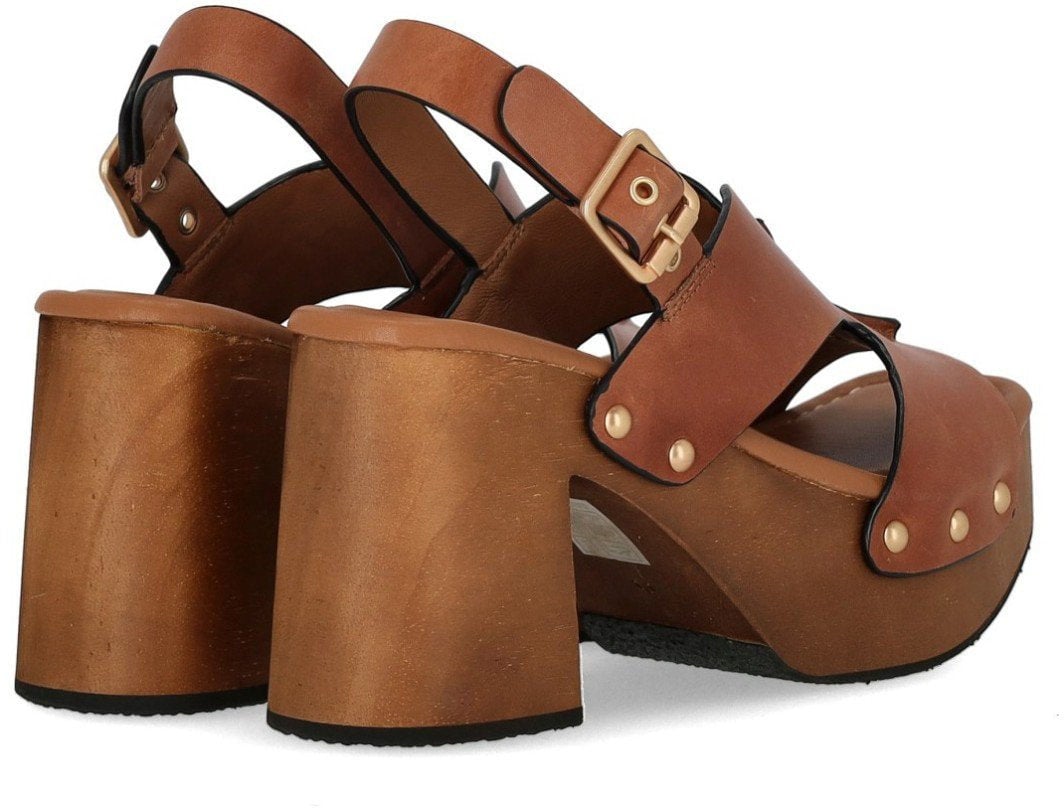 MISS OLIVIA EVA HEELED SANDAL Bruin