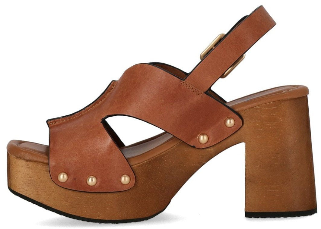 MISS OLIVIA EVA HEELED SANDAL Bruin