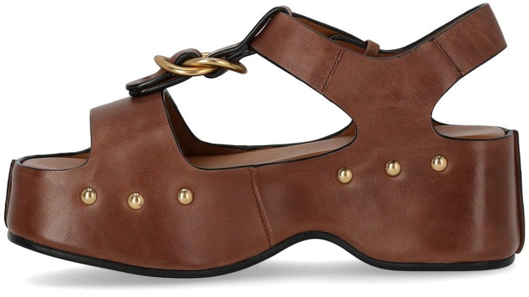 MISS OLIVIA CAROLA COFFEE PLATFORM SANDAL Bruin
