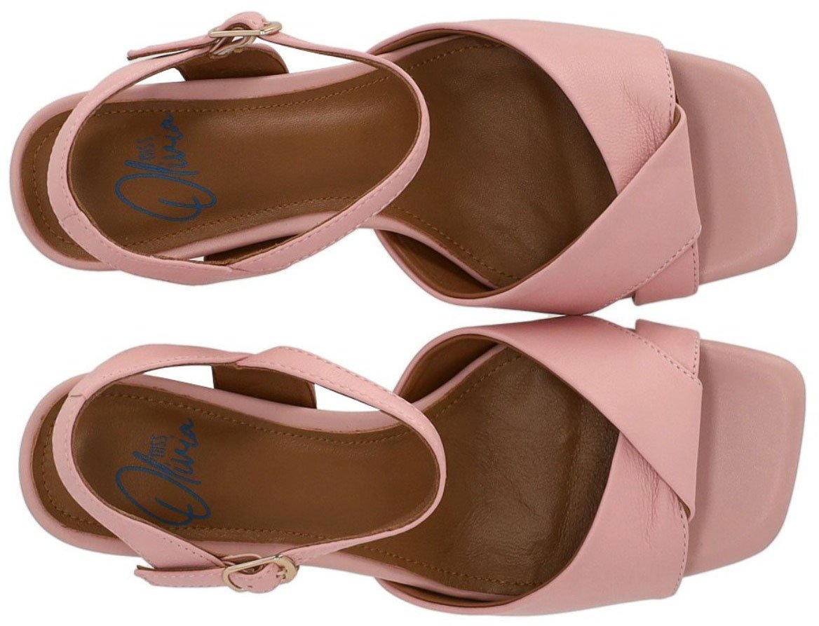 MISS OLIVIA LINDA HEELED SANDAL Roze