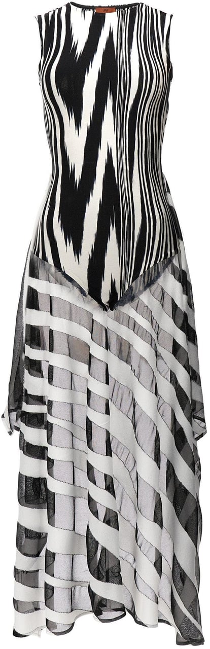 Missoni Bicolor Viscose Bodysuit Divers