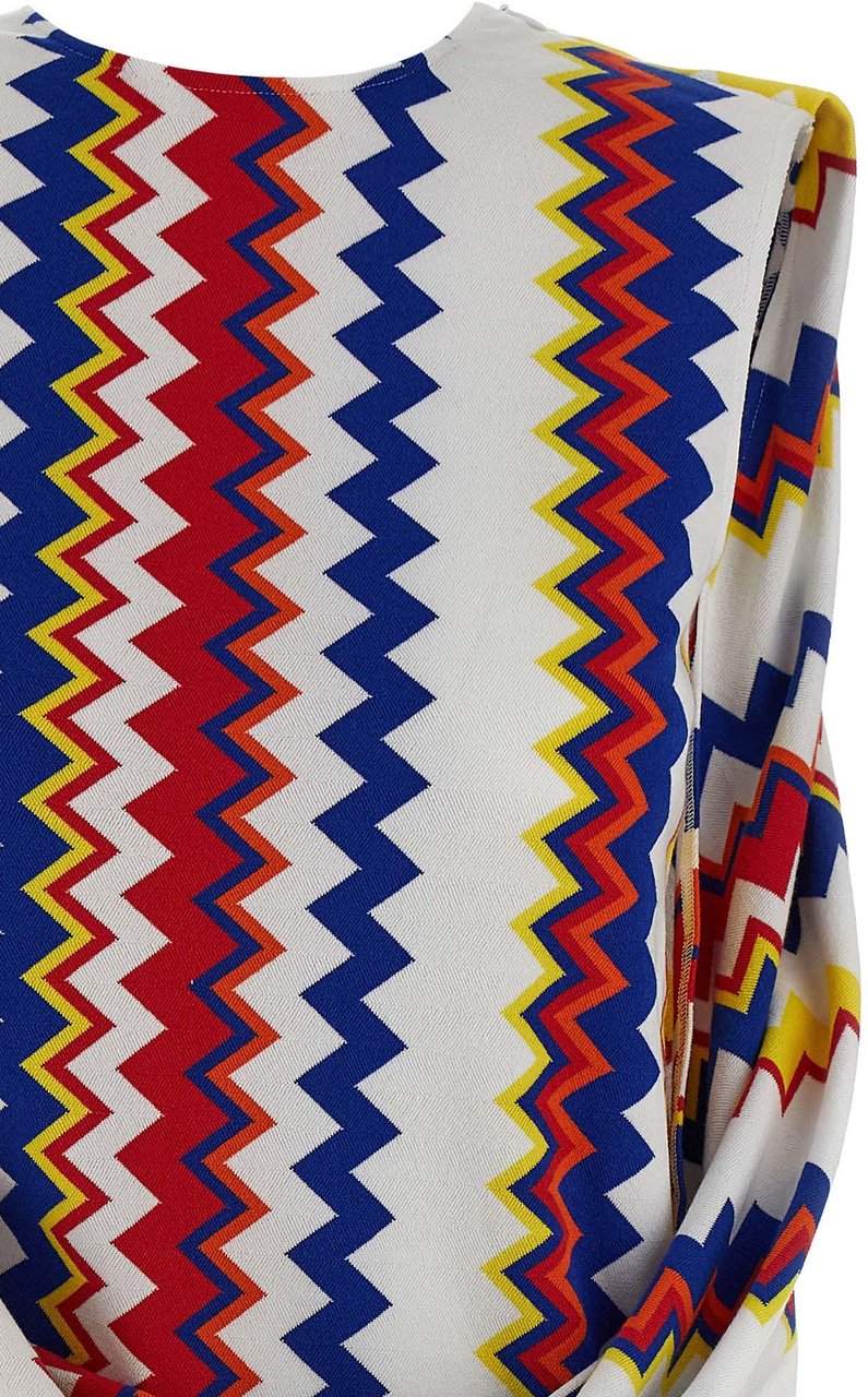 Missoni Multicolor Viscose Short Dress Divers
