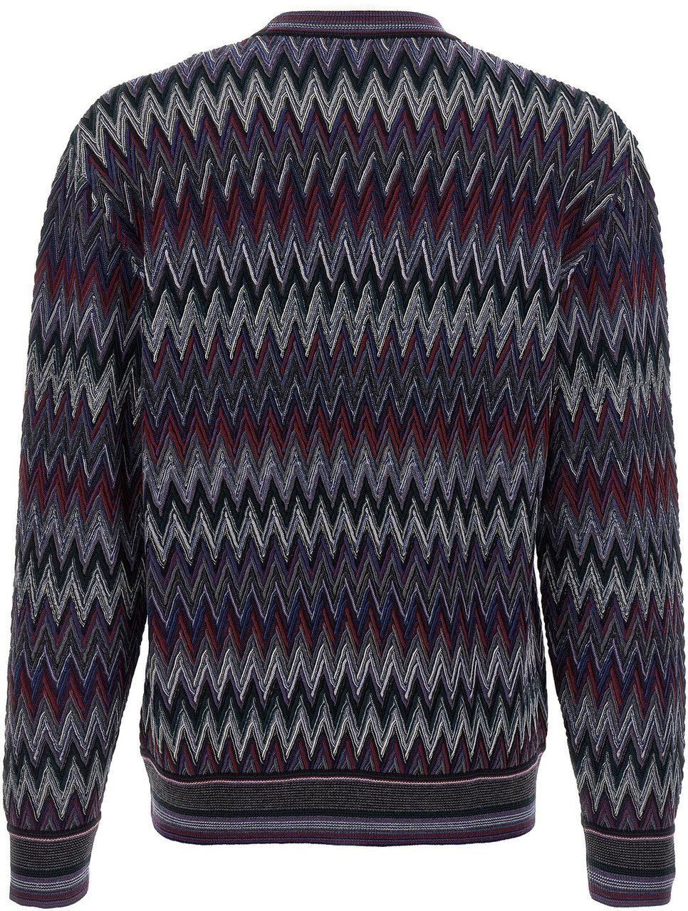 Missoni Blue Wool Cardigan Blauw