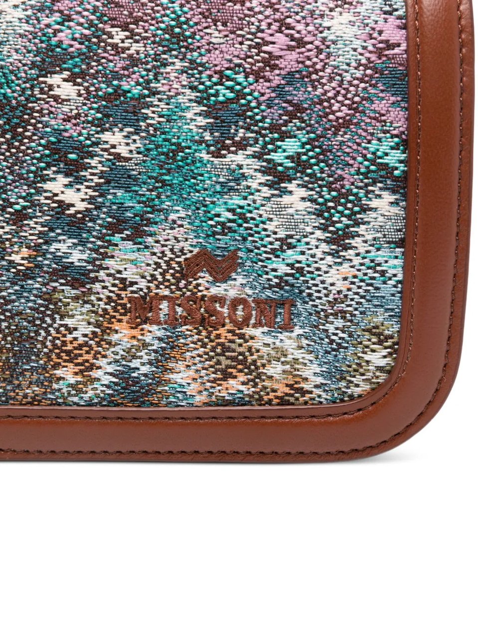 Missoni Woven Patterned Missoni Bag With Textured Surface Grijs