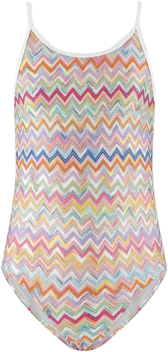 Missoni Knit Fabric Swimsuit Divers