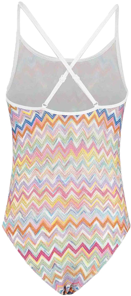 Missoni Knit Fabric Swimsuit Divers