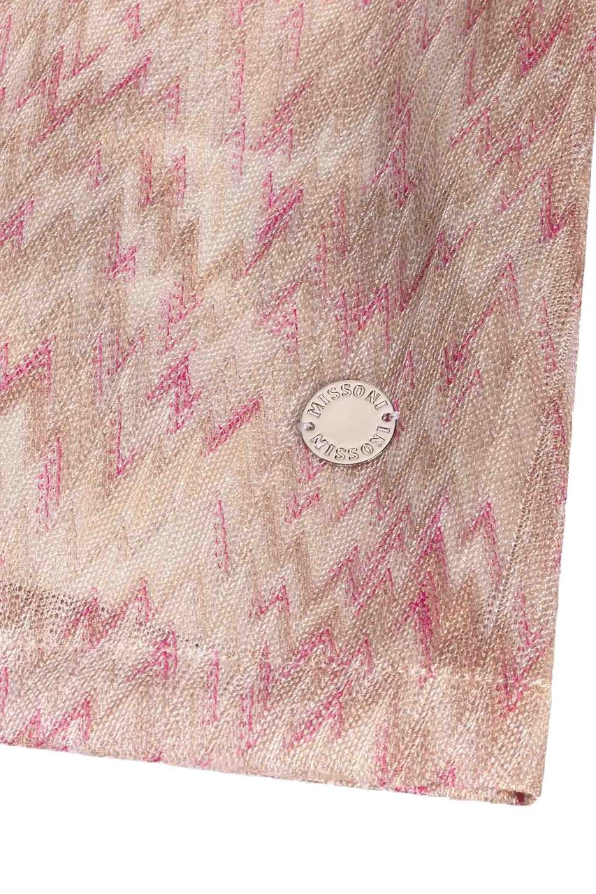 Missoni Knitted Fabric Top Roze