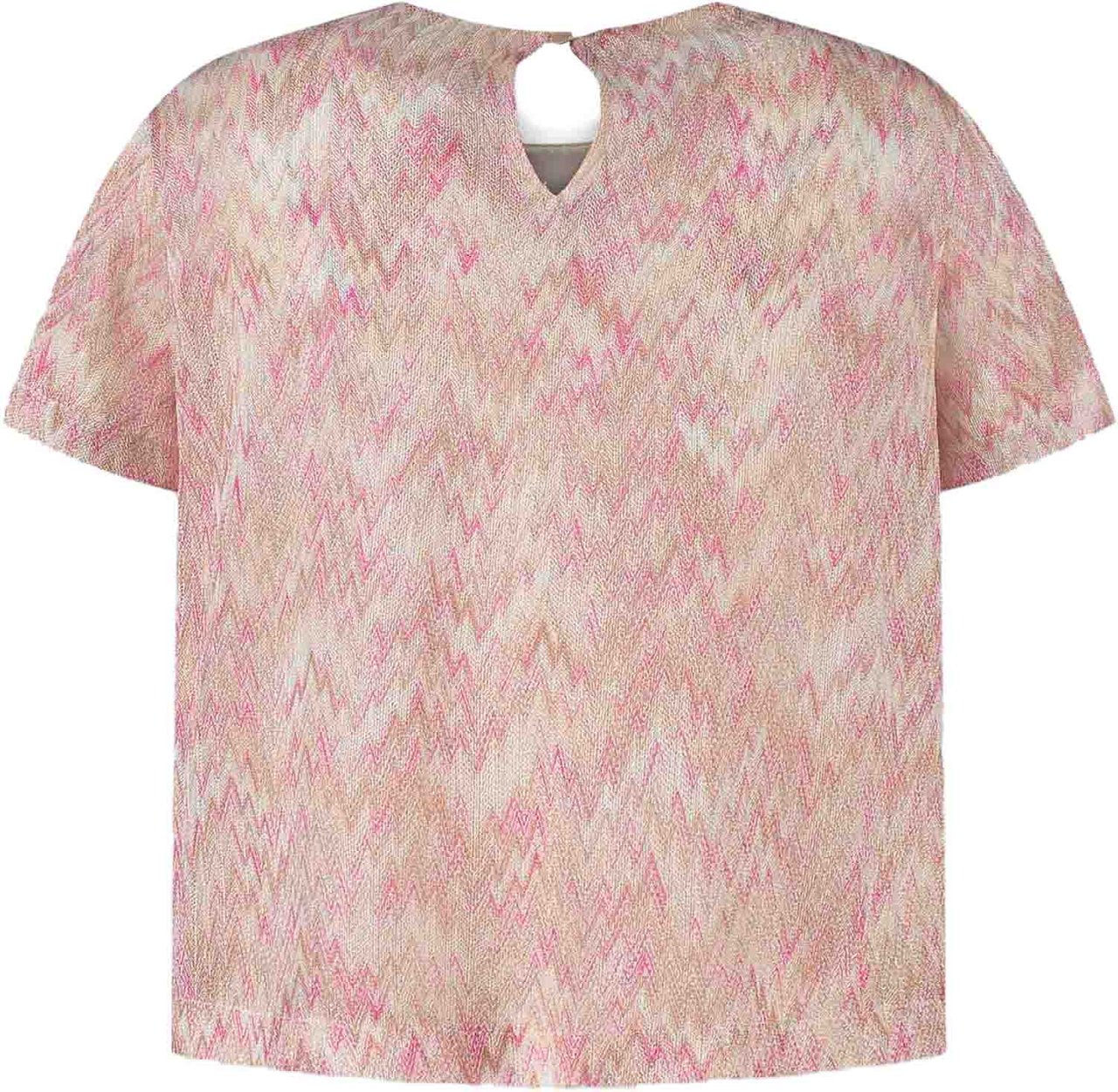 Missoni Knitted Fabric Top Roze