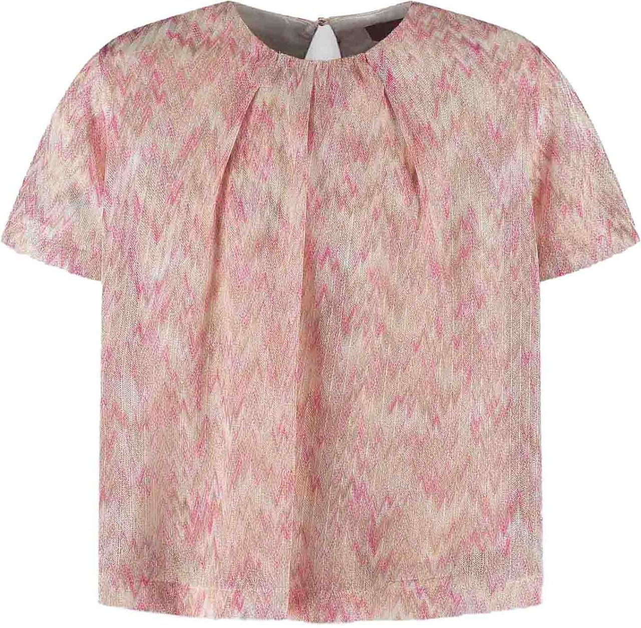 Missoni Knitted Fabric Top Roze