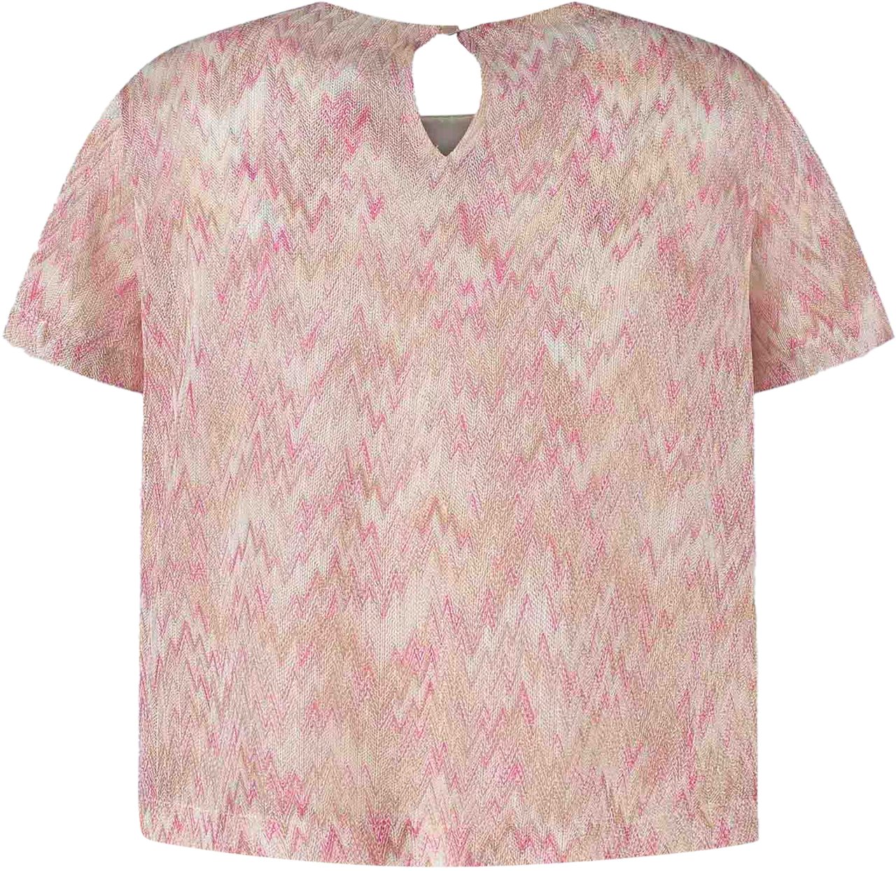 Missoni Knitted Fabric Top Roze