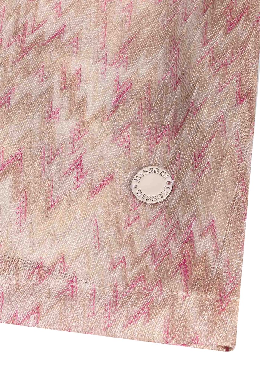 Missoni Knitted Fabric Top Roze