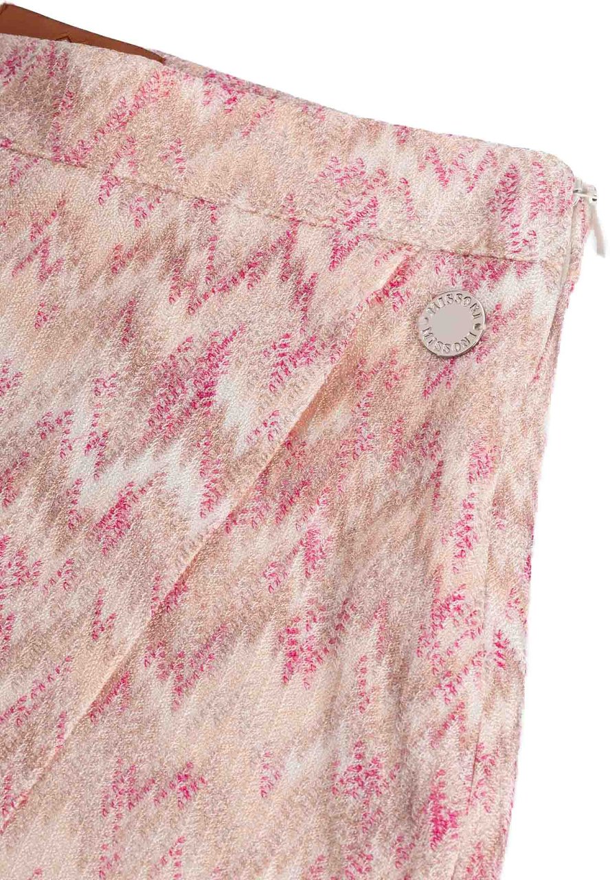 Missoni Knitted Fabric Skort Roze