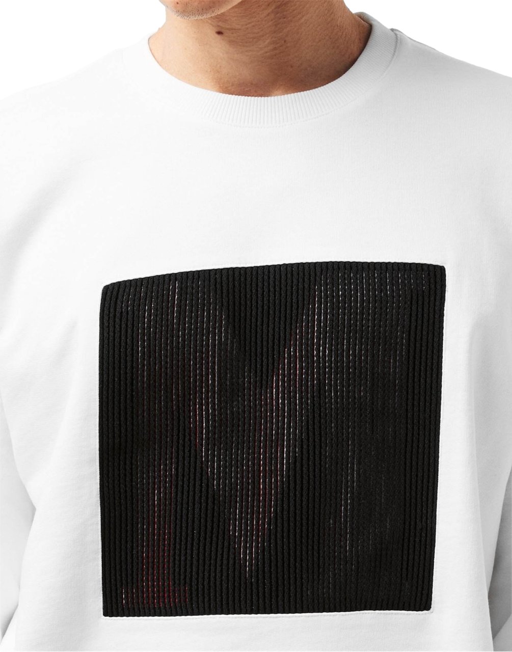 Missoni M Logo Crewneck Sweatshirt Wit