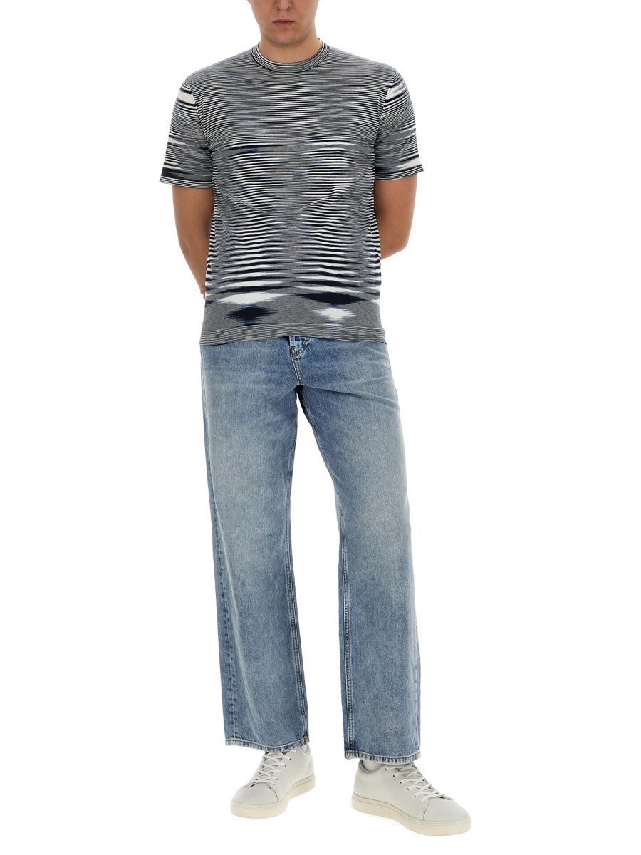Missoni COTTON T-SHIRT Blauw