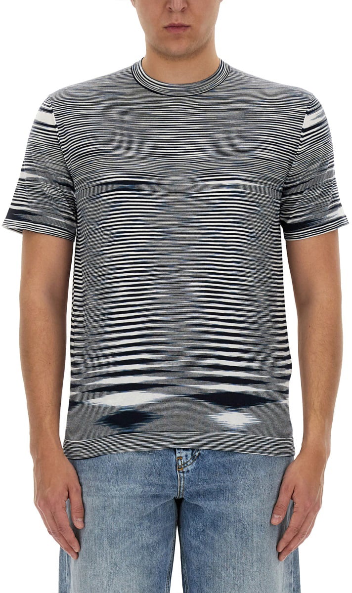 Missoni COTTON T-SHIRT Blauw