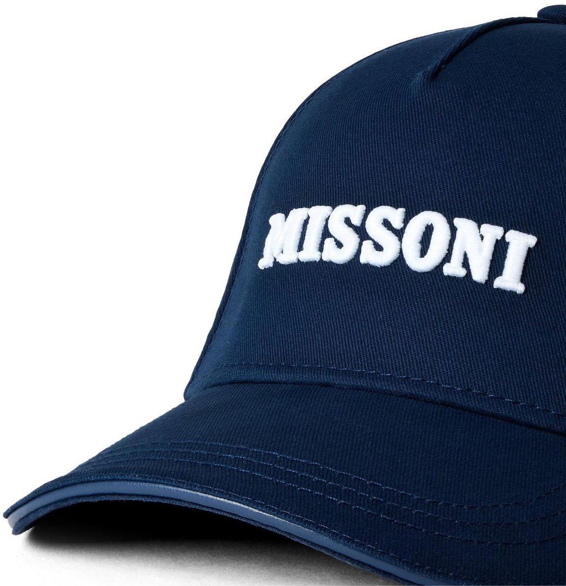 Missoni Printed Logo Baseball Cap Blauw