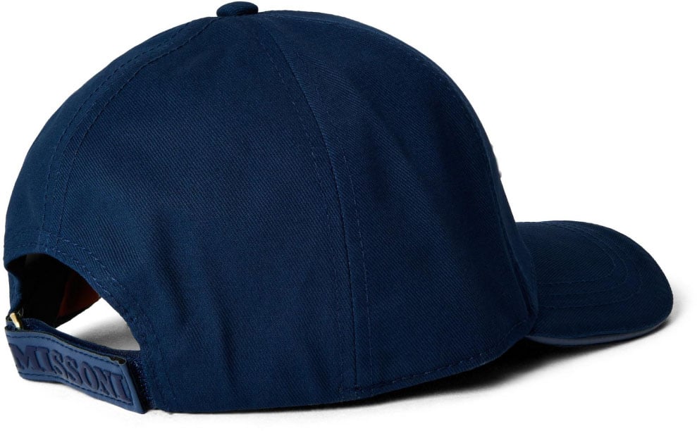 Missoni Printed Logo Baseball Cap Blauw
