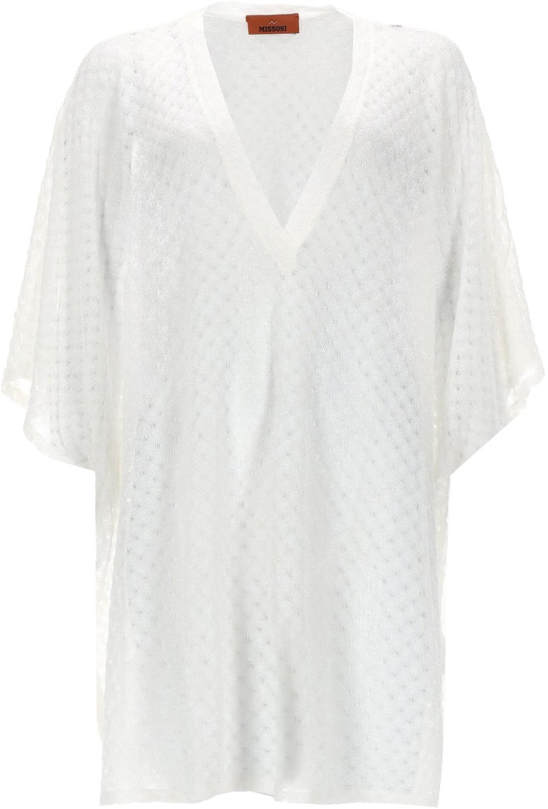 Missoni CAFTANO COPRICOSTUME Wit