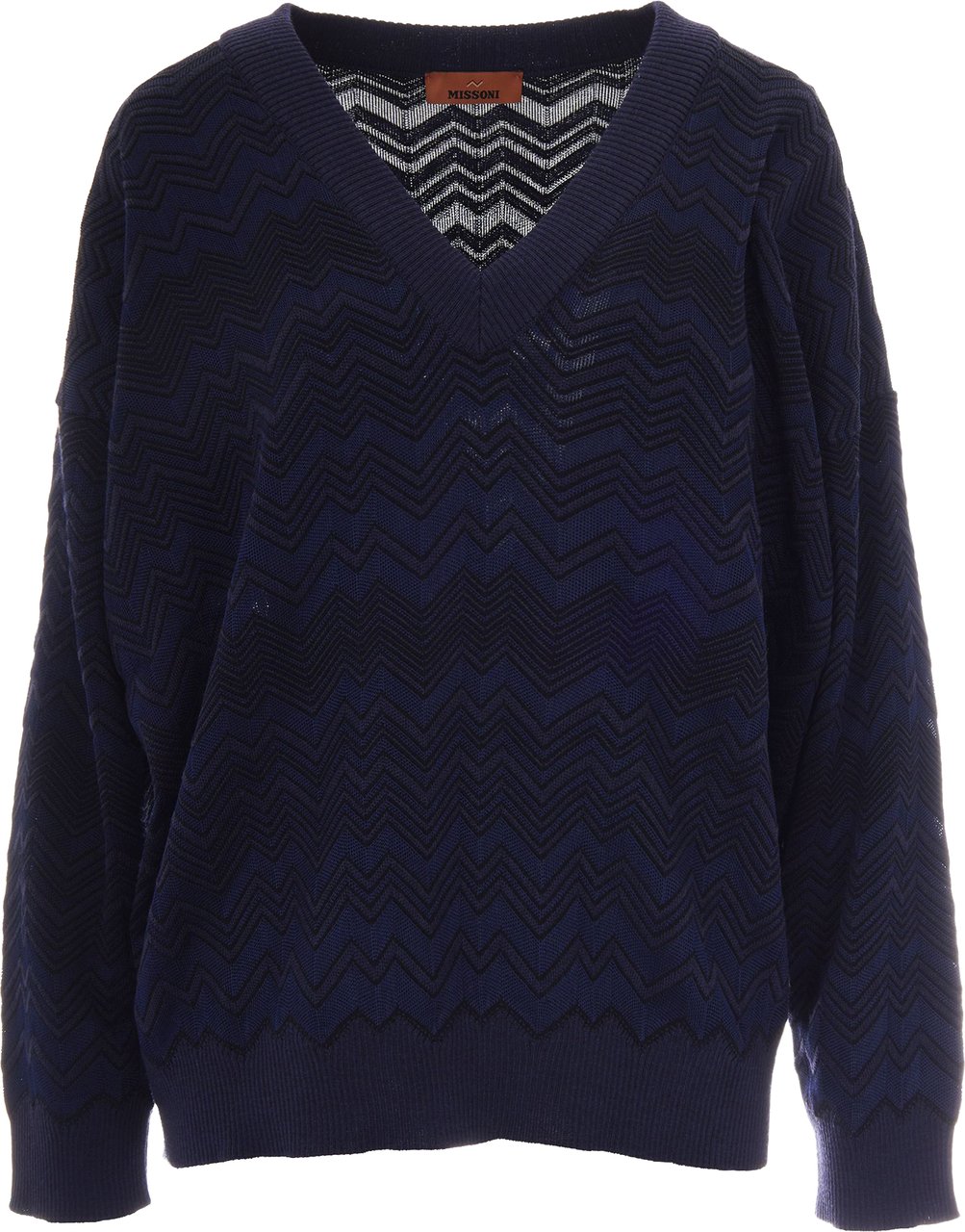 Missoni Sweaters Solid Navy Blue Navy