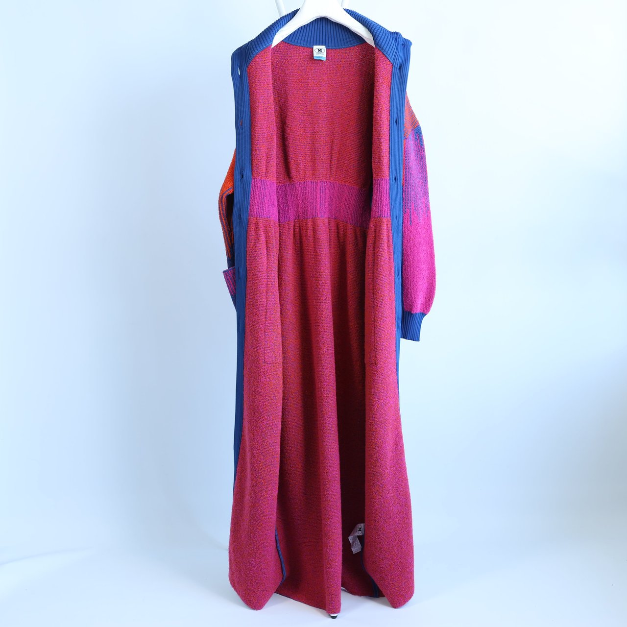 Missoni Missoni Long Wool Blend Knit Cardigan, XS Paars