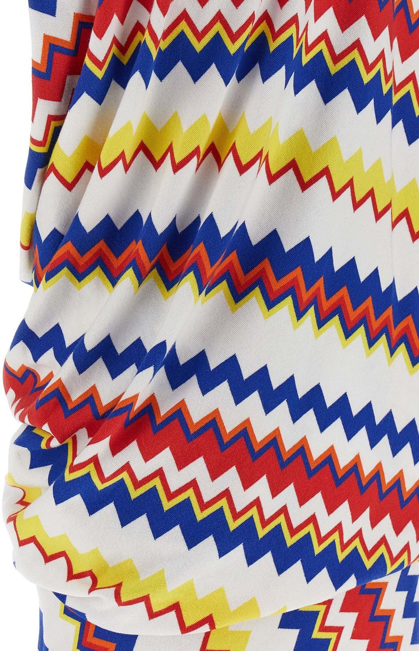 Missoni Multicolor Viscose Short Dress Divers
