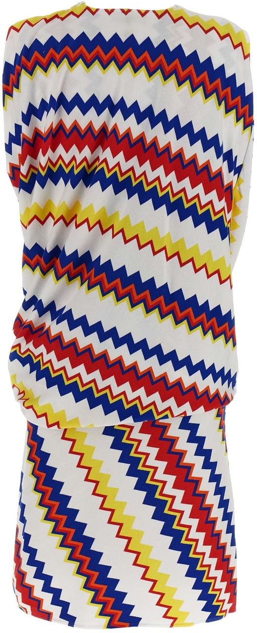 Missoni Multicolor Viscose Short Dress Divers