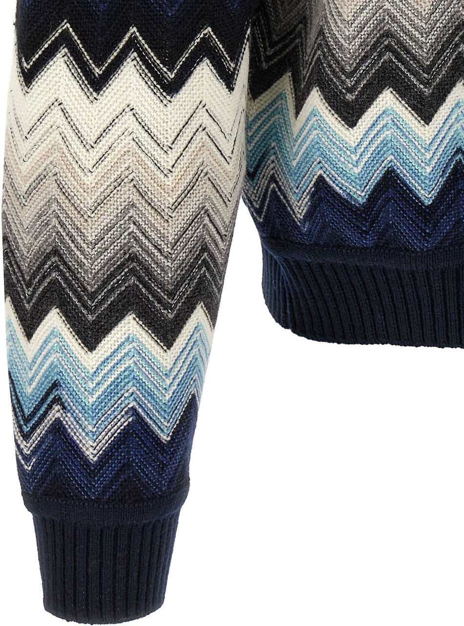 Missoni Multicolor Wool Cardigan Divers