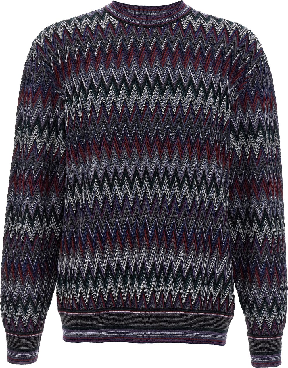 Missoni Blue Wool Cardigan Blauw