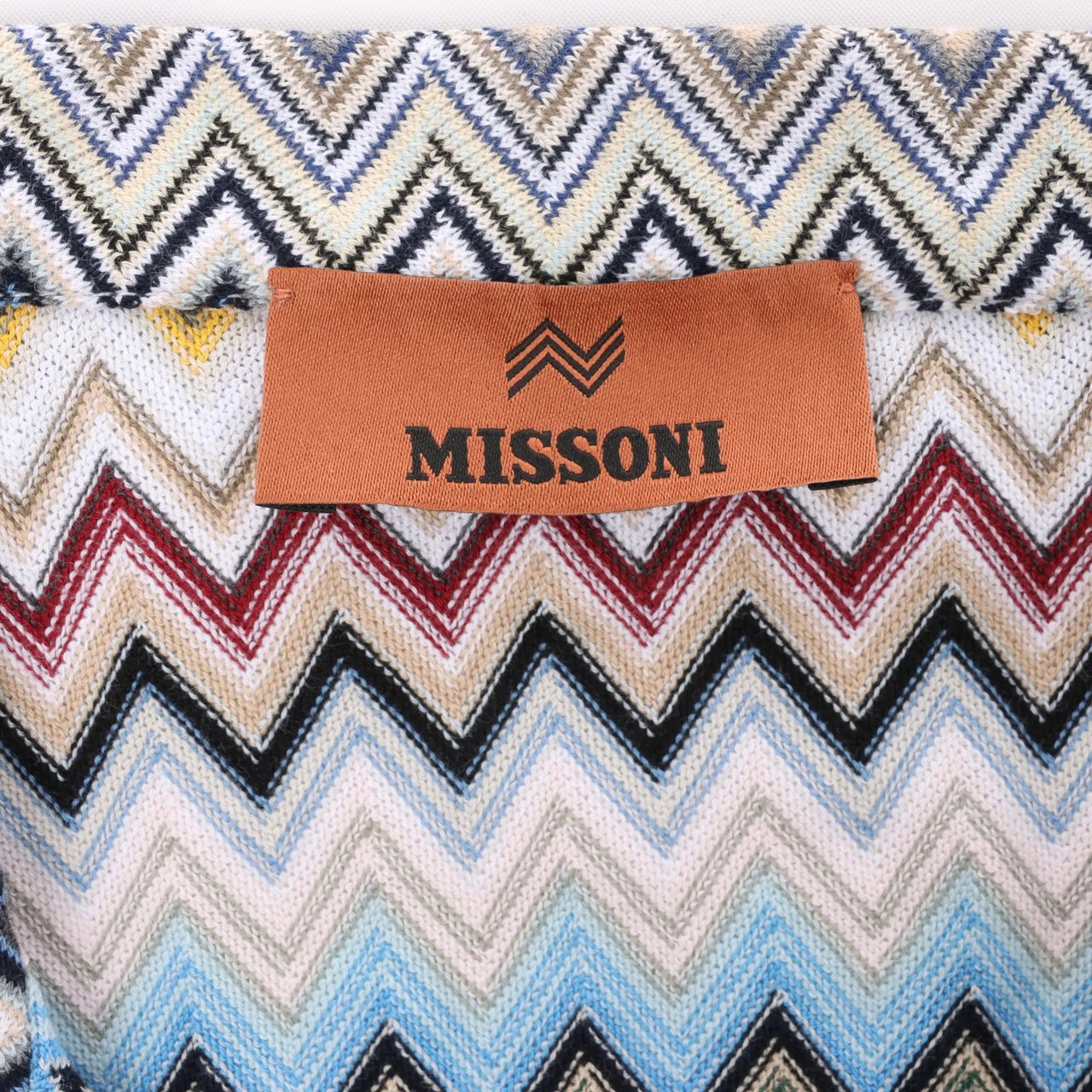 Missoni PATTERNED Short Sleeve Shirt in Gray x Multicolor, Size 48 IT Divers