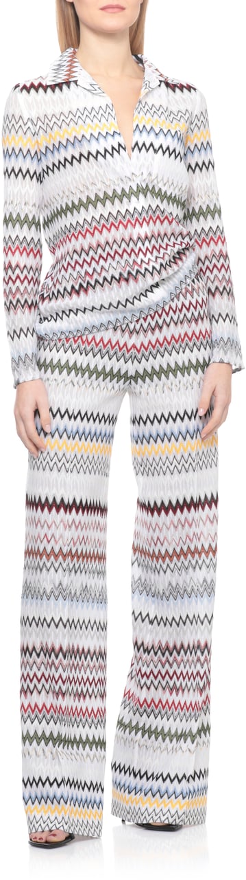 Missoni Trousers White Wit