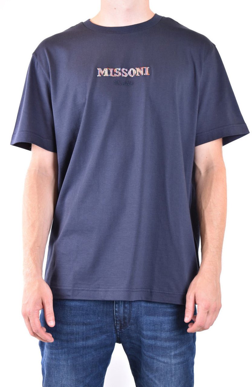 Missoni Men T-Shirt Blauw