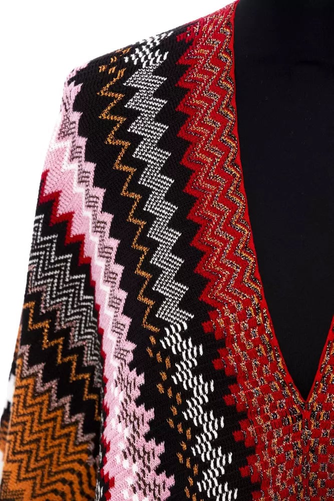 Missoni Multicolor Wool Women Poncho Divers