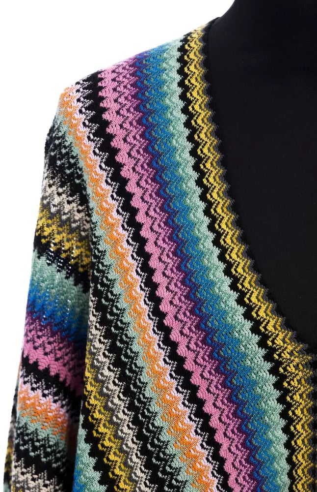 Missoni Multicolor Wool Women Poncho Divers