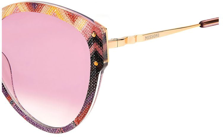 Missoni Gold Plastic Sunglasses Goud