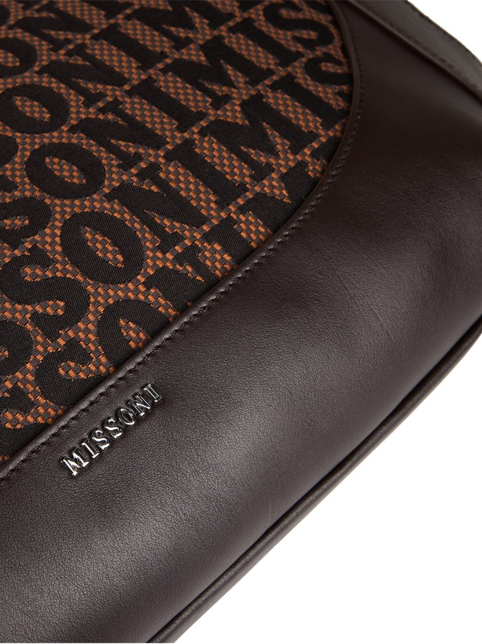 Missoni Logo Tote Shopping Bag Bruin