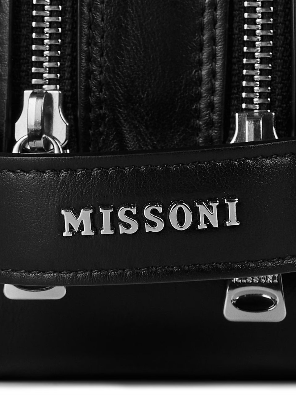 Missoni Logo Clutch Bag Zwart