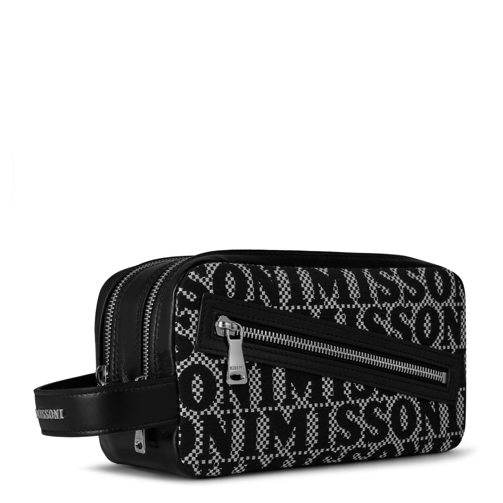 Missoni Logo Clutch Bag Zwart