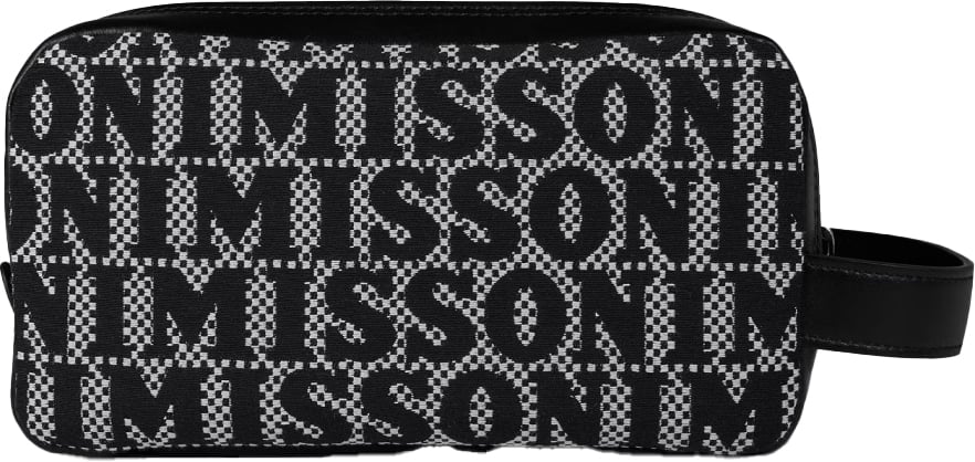 Missoni Logo Clutch Bag Zwart