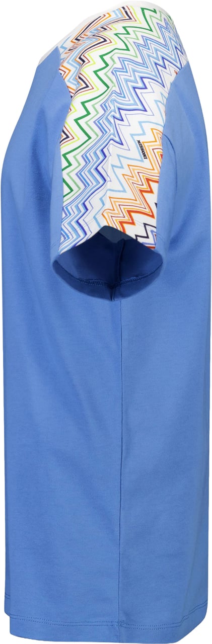 Missoni Kinder Jongens T-Shirt In Blauw Blauw