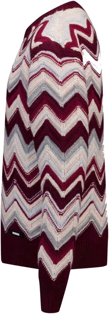 Missoni Kinder Jongens Trui In Bordeaux Rood