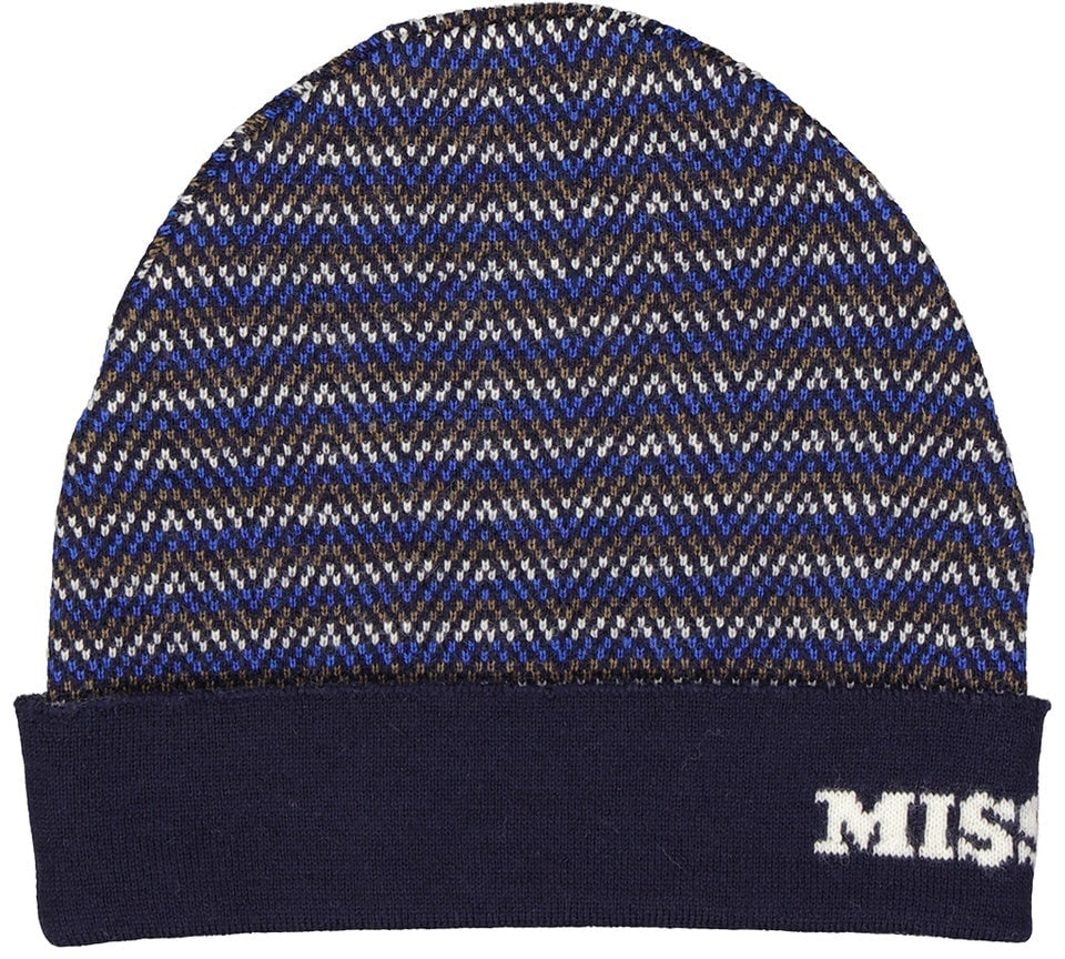 Missoni MISSONI Wool Hat Blauw