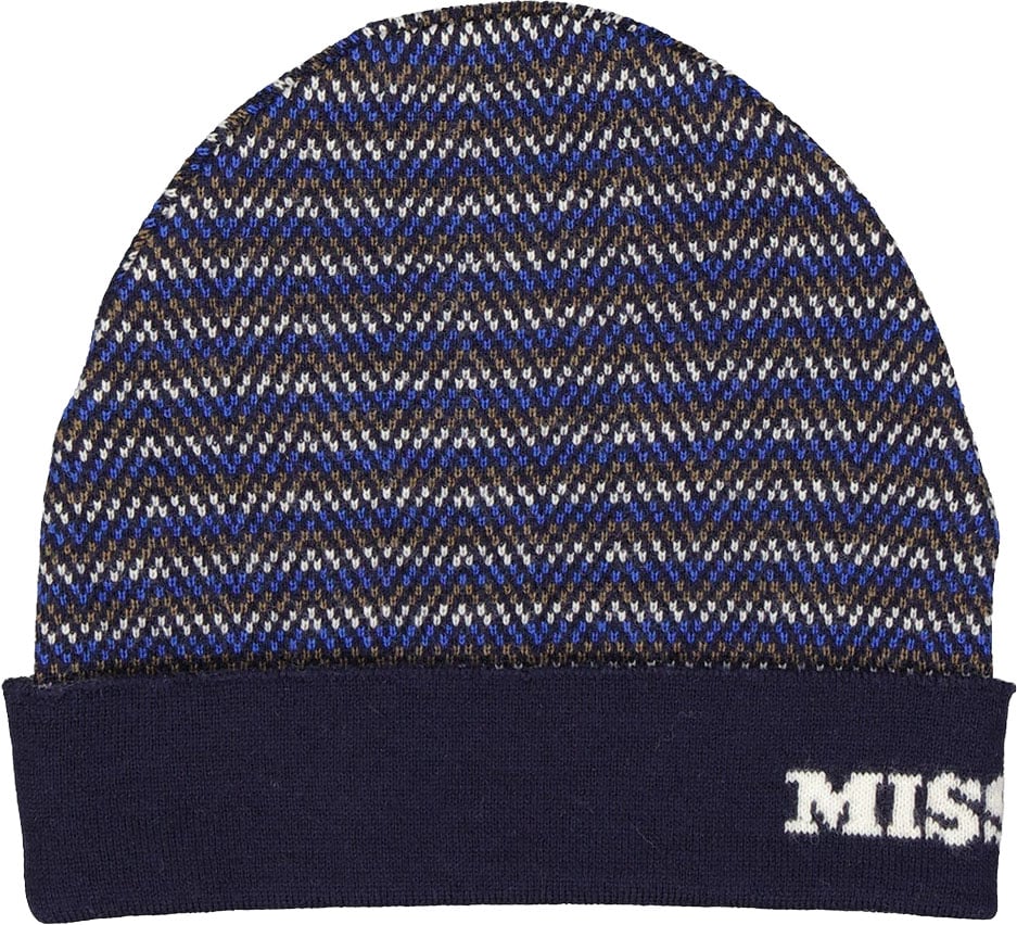 Missoni MISSONI Wool Hat Blauw