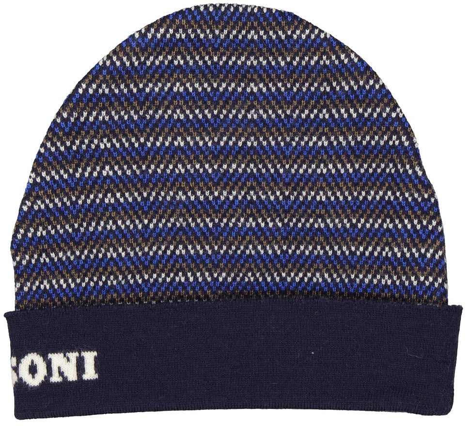 Missoni MISSONI Wool Hat Blauw