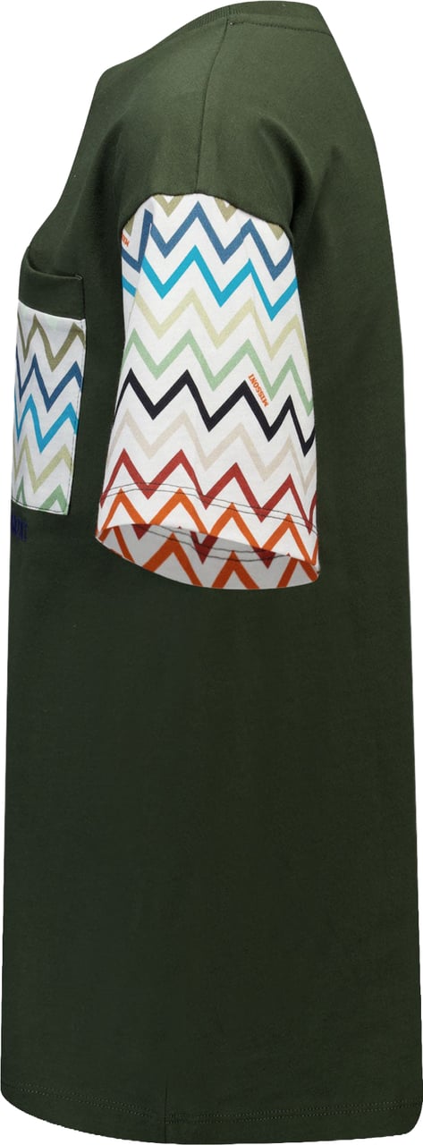Missoni Kinder Jongens T-Shirt In Donker Groen Groen