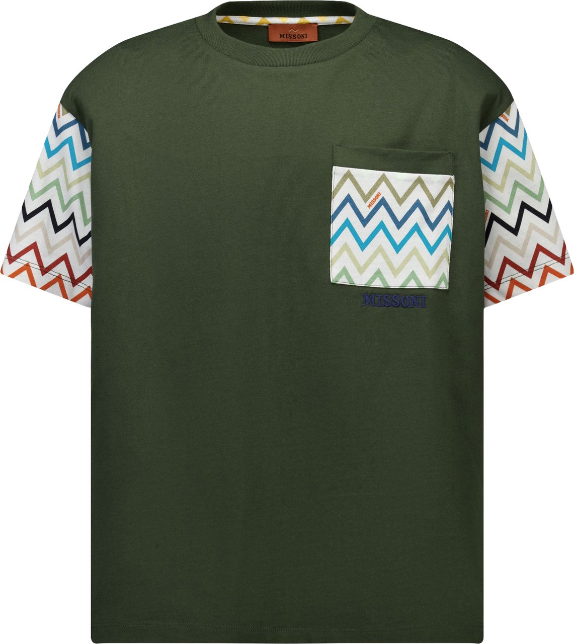Missoni Kinder Jongens T-Shirt In Donker Groen Groen