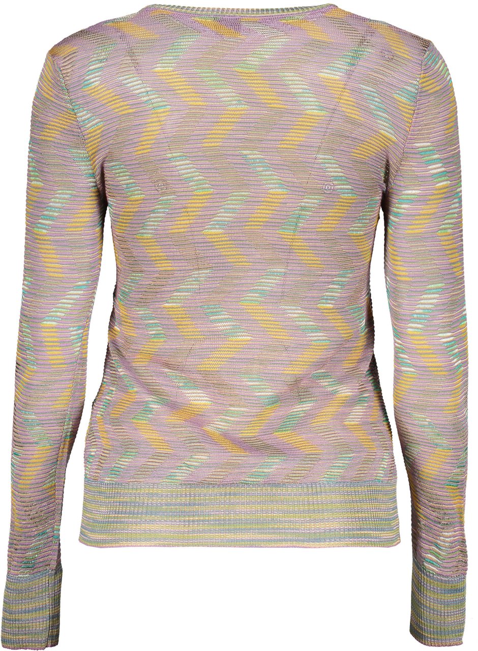 Missoni Long sleeve crew-neck sweater Groen